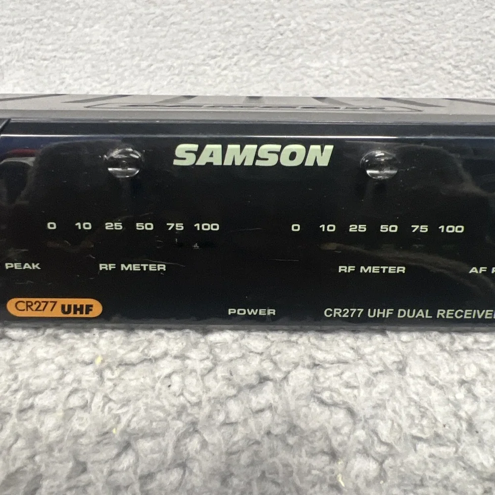 VTG Samson CR277 UHF Dual‎ Channel Wireless Microphone Receiver True Diversity